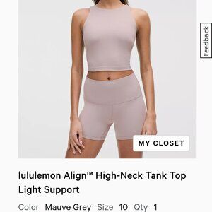 lululemon Align™ Tank Top High Neck Light Support